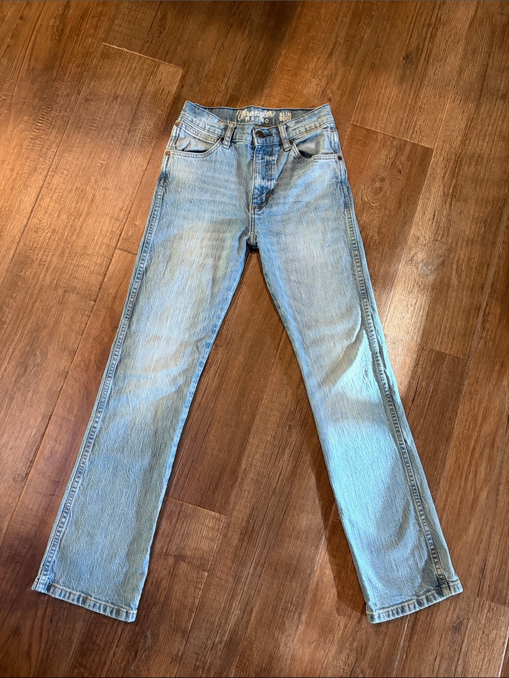 Boys Wrangler Retro slim boot jeans